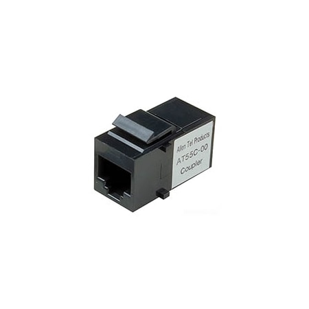 Allen Tel Cat 5e Coupler, Black AT55C-00